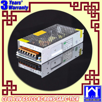 constant voltage single output 150w 15v 10a power supply